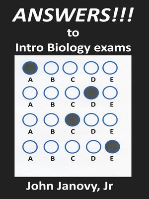 cover image of Answers to College General Biology Exams